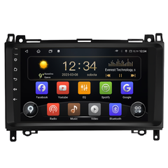 Isudar 2DIN autorádio T72-IEV102 Android, Mercedes-Benz A / B / V / Viano / Vito / Sprinter / VW Crafter T72-UN08M/A7286