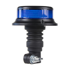 LED maják, 12-24V, 18x1W modrý na držák, ECE R65 R10 wl310hrblu