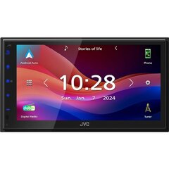 JVC 1DIN / 2DIN DAB+ / FM autorádio/6,8" displej/USB/AUX/Bluetooth/Apple CarPlay / Android Auto KW-M695DBW