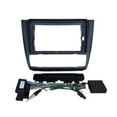 Rámeček s napájecím kabelem pro 9" autorádio do BMW E87 Ovládání klimatizace: Varianta B - digitální CHR1650_VAR2