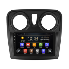 Isudar 2DIN autorádio T75-IEV158 Android, Dacia Logan II, Sandero II s kulatými průduchy T75-UN08M/A7105