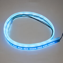 LED silikonový extra plochý pásek ledově modrý 12 V, 60 cm lft60slimiceblu