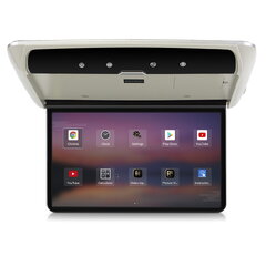 Stropní LCD monitor 13,3" s OS. Android USB/SD/HDMI/FM, dálkové ovládání se snímačem pohybu, šedý DS-133Acgr
