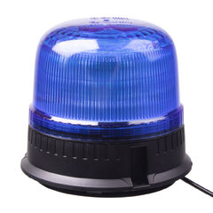 LED maják, 12-24V, 24xLED modrý, magnet, ECE R65 wl825blue