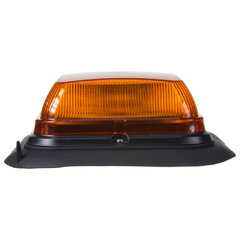 LED maják, 12-24V, 164 x 164mm, 64LED oranžový magnet, ECE R10 R65 wl830m