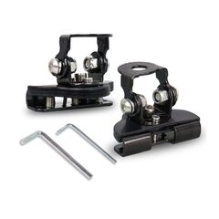 Držák světel na kapotu automobilu 57mm, černý kf-b1028bl