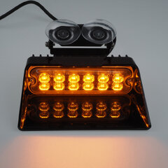 PREDATOR LED vnitřní, 12x LED 3W, 12/24V, oranžový, ECE R65 brW012A
