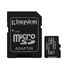 SD CARD 512GB Kingston Mikro SD s adaptérem SD CARD 512GB