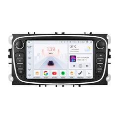 HIZPO 09FOCUS7001 Autorádio 7“ Android 13 Ford Focus, Mondeo, S-Max, Galaxy, Kuga Barva rámečku: Černá, Model: 4S09FOCUS7001 (4+32GB) CHR4S09FOCUS7001BP