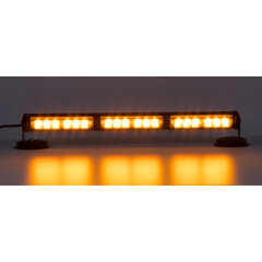 LED světelná alej, 18x LED 1W, oranžová 500mm, ECE R10