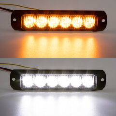 PROFI výstražné LED světlo vnější, bílo oranžové, 12-24V, ECE R10 CH-060AW