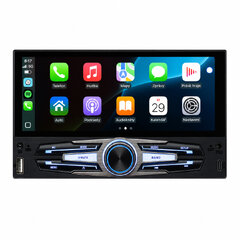 1DIN autorádio s 6,8" LCD/3x USB/Bluetooth/CarPlay/AndroidAuto/Mirrorlink scc251cabt