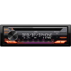 JVC DAB+ / FM autorádio s CD/Bluetooth/USB/AUX/odním.panel/multicolor KD-DB922BT