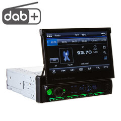 1DIN DAB / FM autorádio s výsuvným 7" LCD, Mirror link, Bluetooth, SD/DUAL-USB/RDS/ČESKÉ MENU 80823db