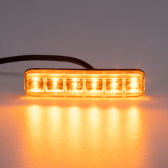 PREDATOR 6x3W LED, 12-24V, oranžový, flexibilní, ECE R65 kf006F