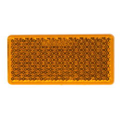Boční (oranžový) odrazový element - obdélník 95 x 45mm nalepovací trl51or