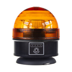AKU LED maják, 30x1W oranžový, magnet wlbat191