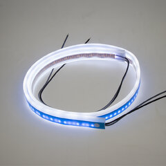 LED silikonový extra plochý pásek bílý 12 V, 60 cm lft60slimwhite