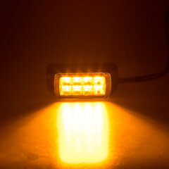 PROFI výstražné LED světlo vnější, oranžové, 12-24V, ECE R65 911-623