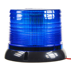 LED maják, 12-24V, modrý, homologace