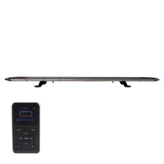 SLIM LED rampa 1530mm, oranžová, 12-24V, 36+216LED, ECE R65, bezdrátový ovladač sre5slim-1530WR