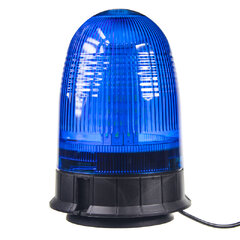 x LED maják, 12-24V, modrý magnet, 80x SMD5050, ECE R10 wl55blue