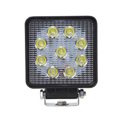 LED světlo hranaté, 9x3W, ECE R10/R23