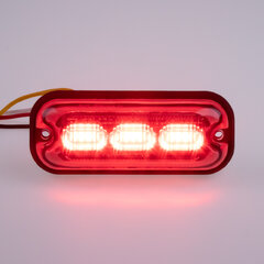 PREDATOR 3x4W LED, 12-24V, červený, ECE R10 br003R