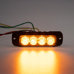 PROFI výstražné LED světlo vnější, oranžové, 12-24V, ECE R65 CH-040A