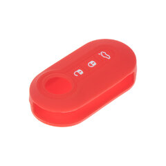Silikonový obal pro klíč Fiat 3-tlačítkový, červený 481fa101red