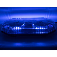 LED rampa 388mm, modrá, magnet, 12-24V, ECE R10 sre2blu