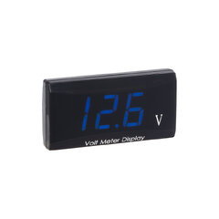 Digitální voltmetr 12V, modrý 34664