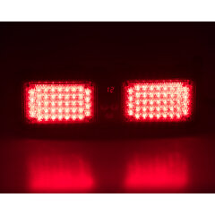 PREDATOR dual LED vnitřní, 12V, červený, 320mm kf801red