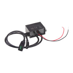 Měnič napětí 12-24/5-12V, 3A USB-C QC3.0 samice + USB-A 34167.2