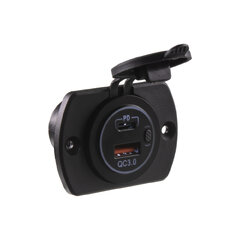 2x USB zásuvka v panelu USB QC3.0 + USB-C 34558.2