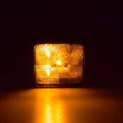 x Výstražné LED světlo vnější, oranžové, 12V/24V