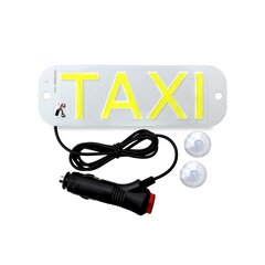 LED banner s nápisem TAXI, žlutý led-taxi