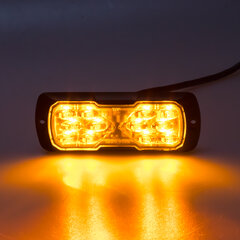 PROFI LED výstražné světlo 12-24V 11,5W oranžové ECE R65 114x44mm 911-e31