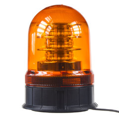 x LED maják, 12-24V, 18x3W, oranžový magnet, ECE R65