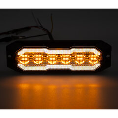 PROFI výstražné/couvací LED světlo, oranžové + bílé, 12-24V, ECE R65 CH-012AB