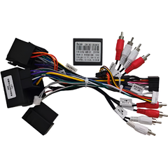 2DIN Propojovací kabel s CANBUS pro autorádio - FAKRA (MOST) do 16PIN - Audi A3 / A4 / Q3 / Q5 / TT CC033