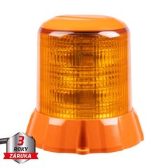 Robustní oranžový LED maják, oranž.hliník, 96W, ECE R65 wl406fix