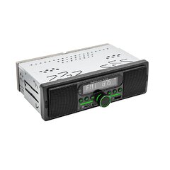 1DIN autorádio Bluetooth/USB/USB-C/AUX, s vestavěnými reproduktory scc254btr