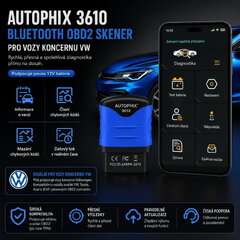 Autodiagnostika Bluetooth Autophix 3610 OBDII pro VW, Škoda, Seat, Audi 35994obd