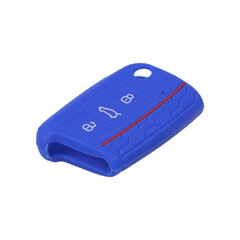 Silikonový obal pro klíč VW 3-tlačítkový, modrý 481vw106bluv2