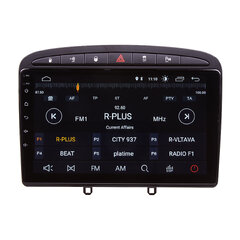 Autorádio pro Peugeot 308, 408 s 9" LCD, Android, WI-FI, GPS, Carplay, Bluetooth, 2x USB 80801a