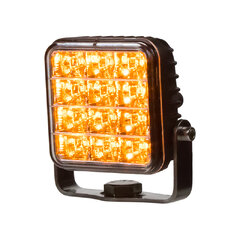 PREDATOR vnější, 10-30V, 12x2W SMD LED, oranžový, 74x74x38mm, ECE R65 kf224