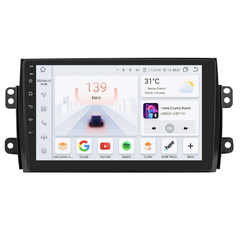 HIZPO KXSZSX491 Autorádio 9" Android 13 pro Suzuki SX4 Model: S9008 (8+128GB) CHR1797